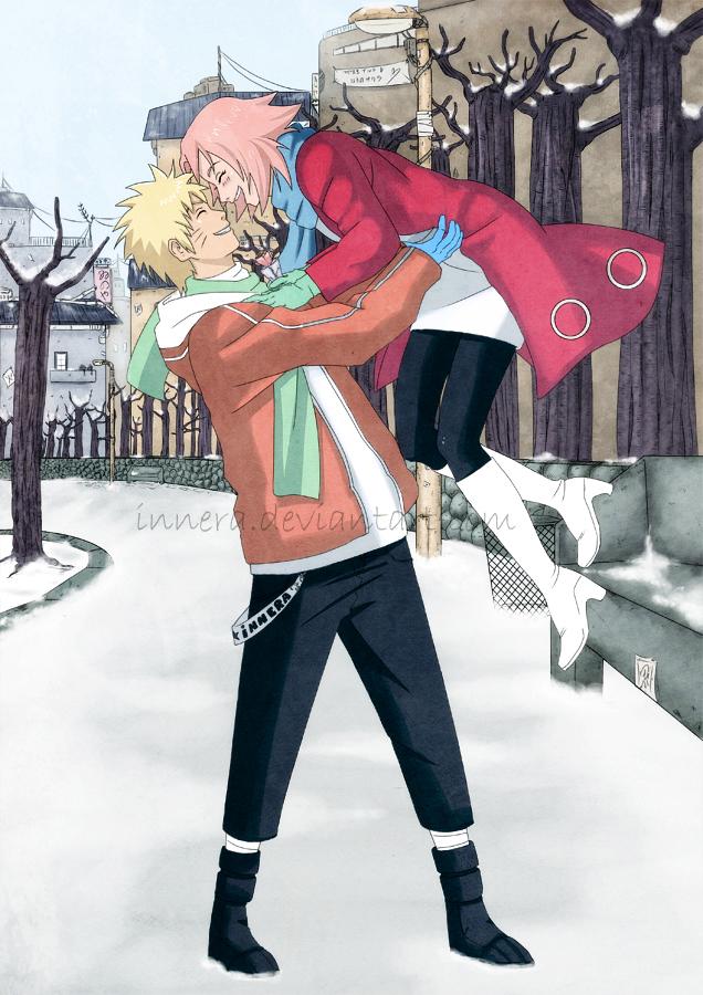 Date in the winter, NaruSaku